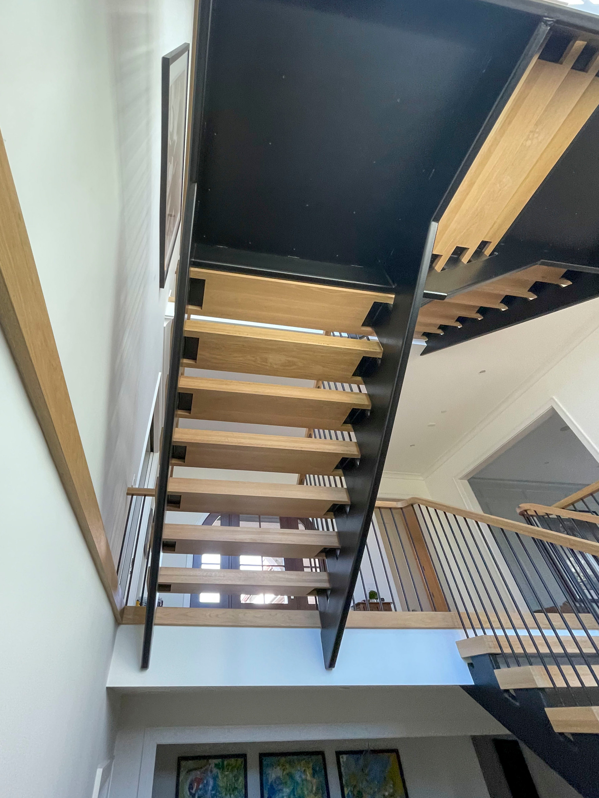 96_Dramatic Cantilevered No-Riser Staircase, Bethesda, MD 20814