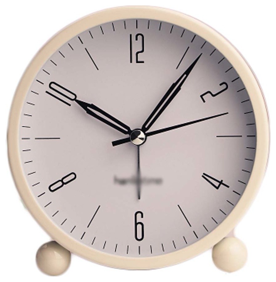 Cute Alarm Clock/Stylish Silent Bedside Alarm Clock Contemporary