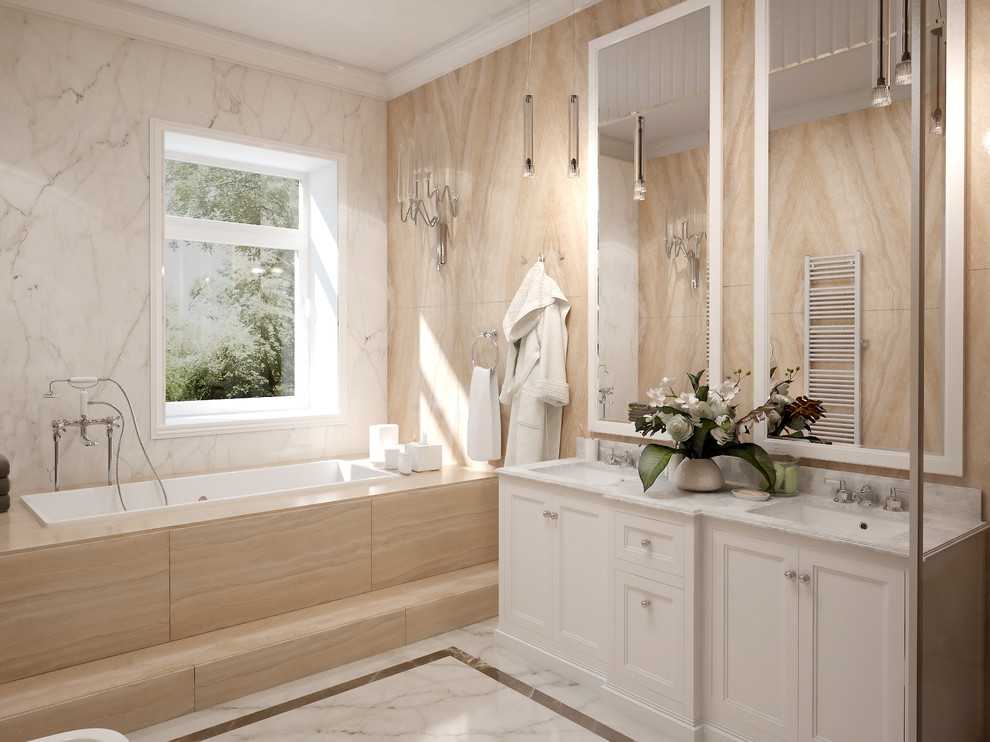 Ванная комната в стиле современная классика