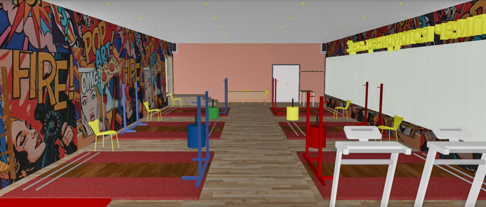 Интерьер спортивного зала