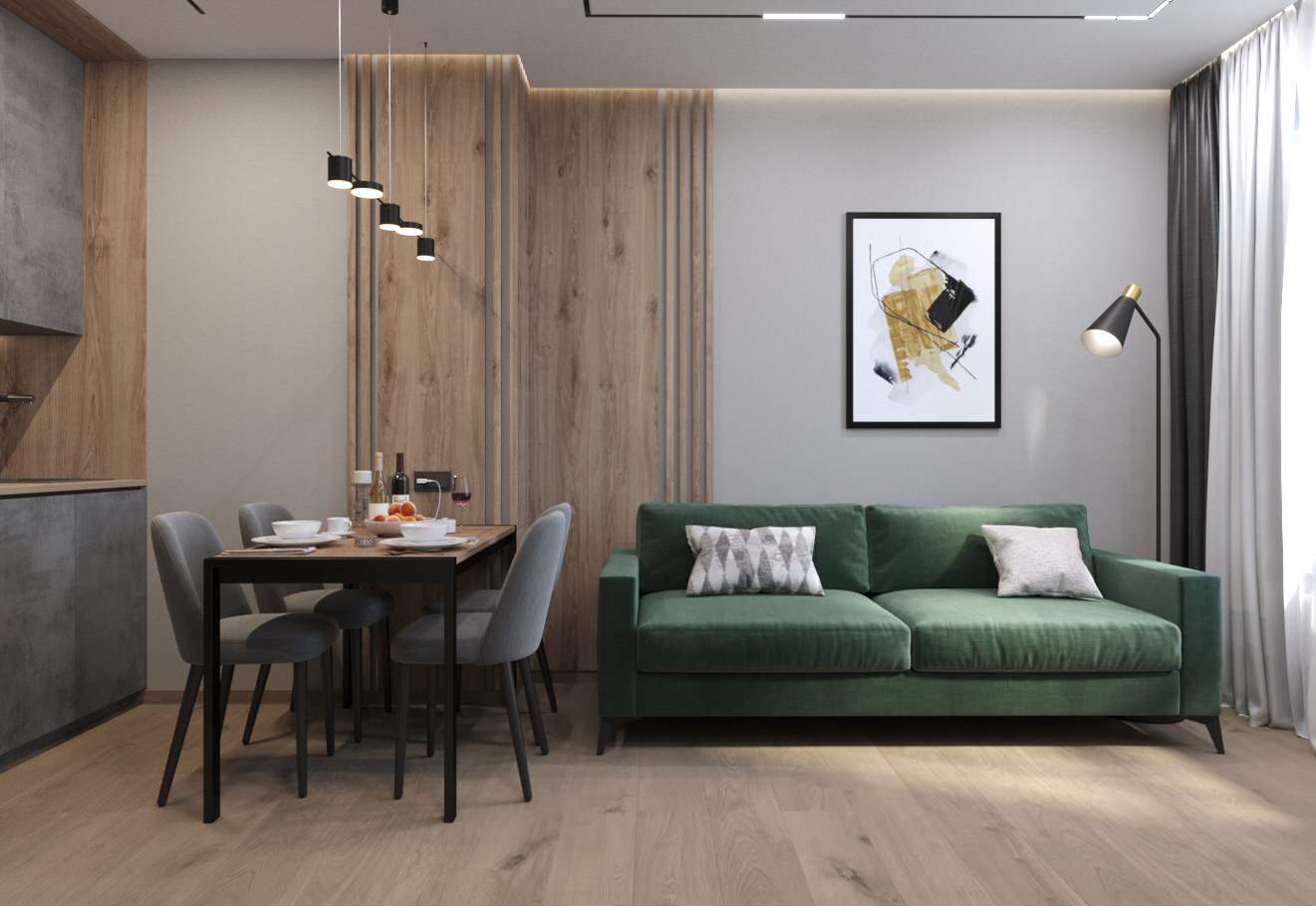 Кухня-гостиная