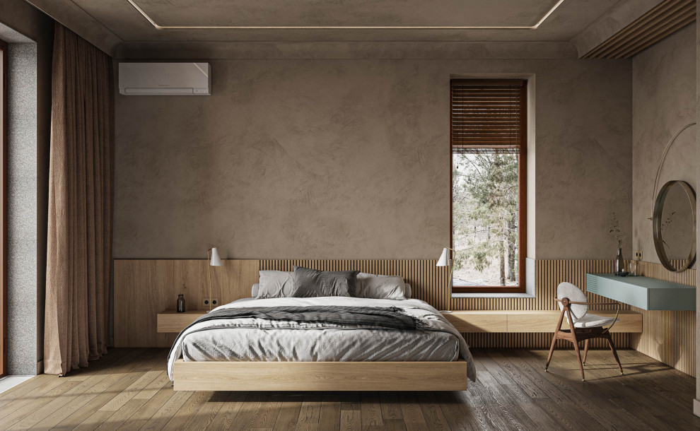 Спальня хозяина в проекте Чистые Пруды