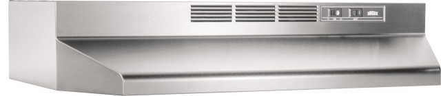 Broan 4136 36"W Steel Non Ducted Under Cabinet Range Hood - Stainless Steel