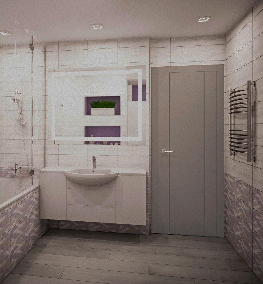 Ванная и санузел в ЖК