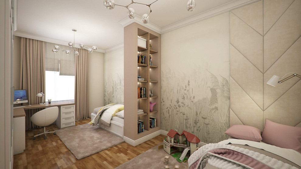 Дизайн-проект квартиры Кутузовский просп. 75 м2 (Современная классика)