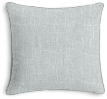 Pale Gray Lightweight Linen Custom Throw Pillow