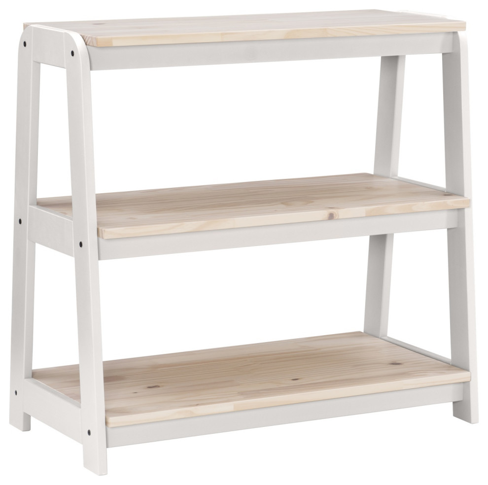 Harwich Bookcase Printer Stand White Transitional Bookcases by