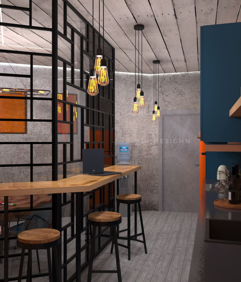 Дизайн-проект кухни для 3-х руководителей