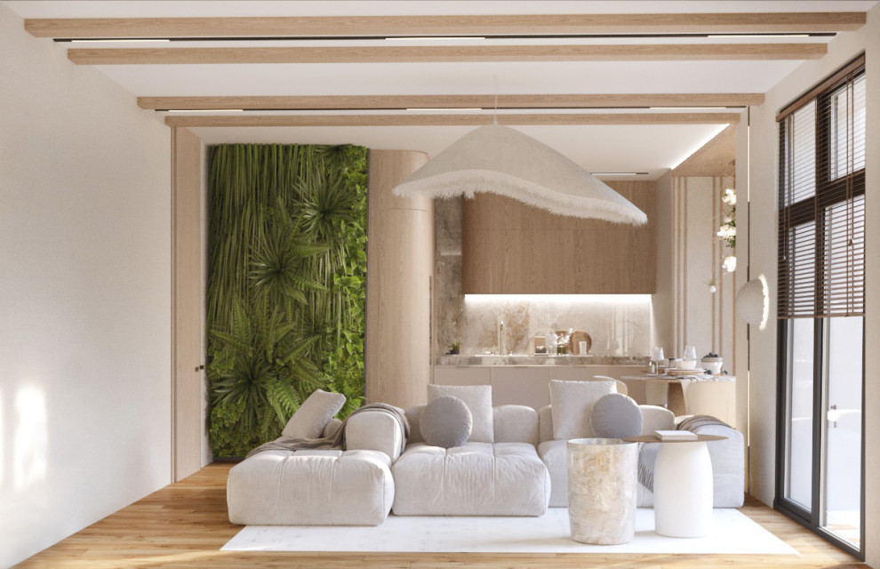 Дизайн-проект загородного дома в природном стиле