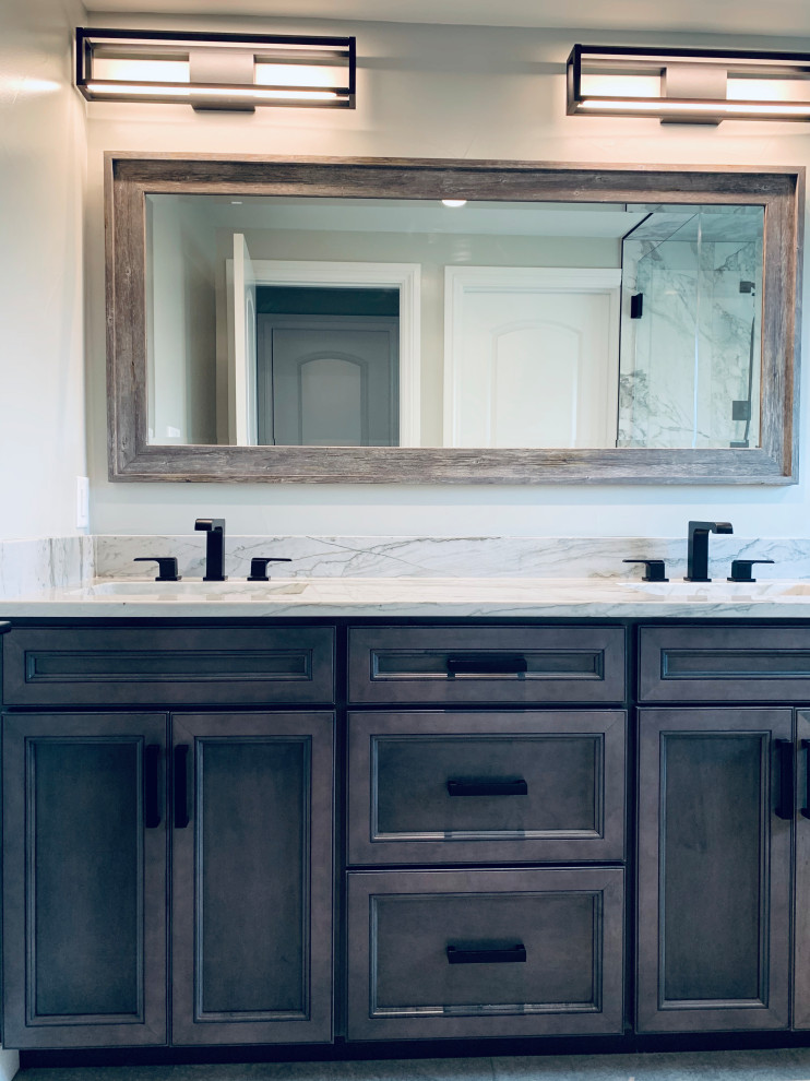 Bathroom - transitional bathroom idea in Denver
