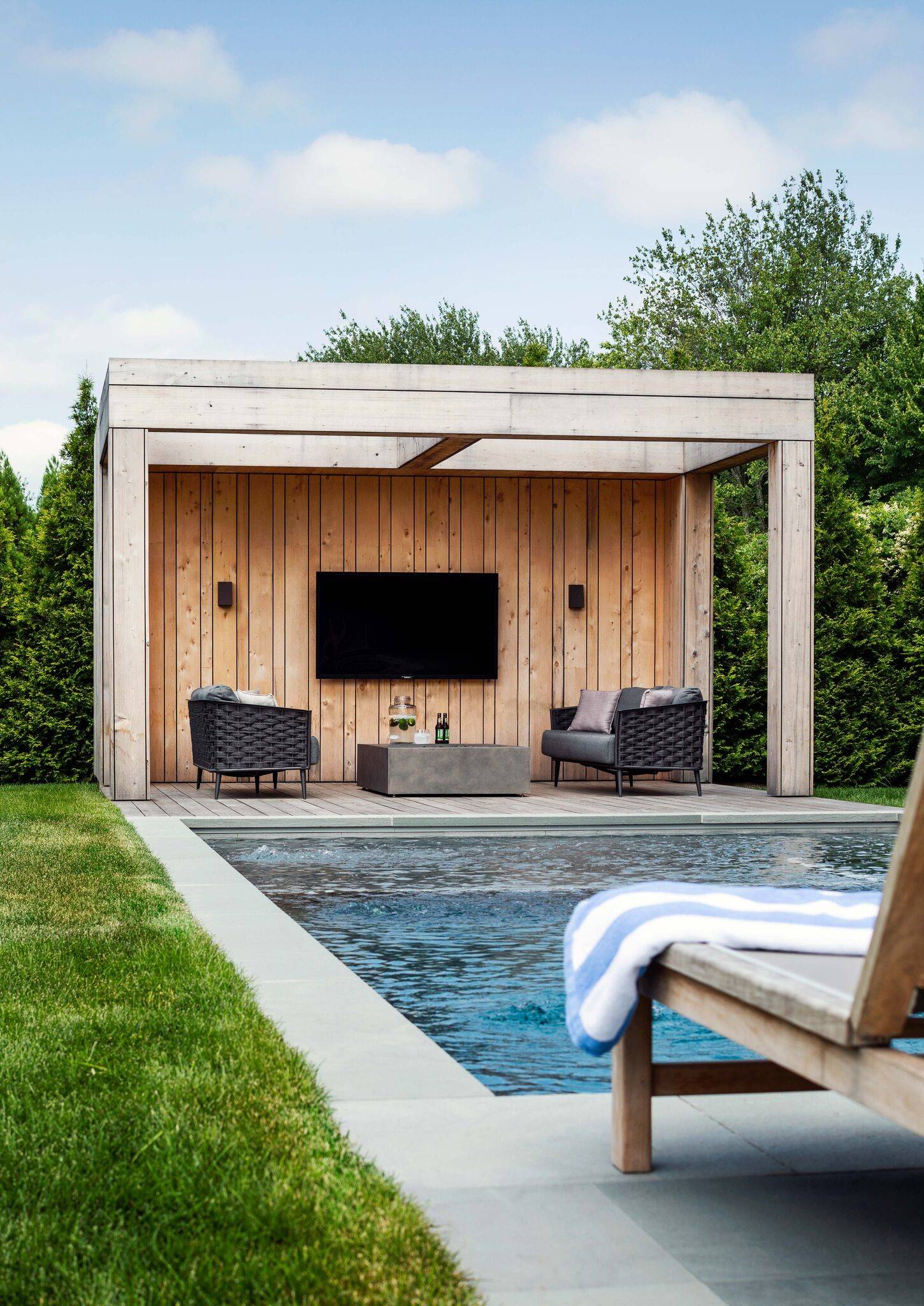 75 Farmhouse Pool Ideas You'll Love - January, 2026 | Houzz, image size:1450x2048