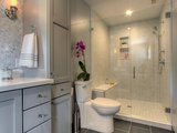 Transitional Bathroom by YAMINI DESIGNS