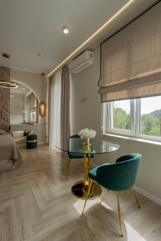 Квартира-студия 28м2 в городе Сочи или "50оттенков золота"