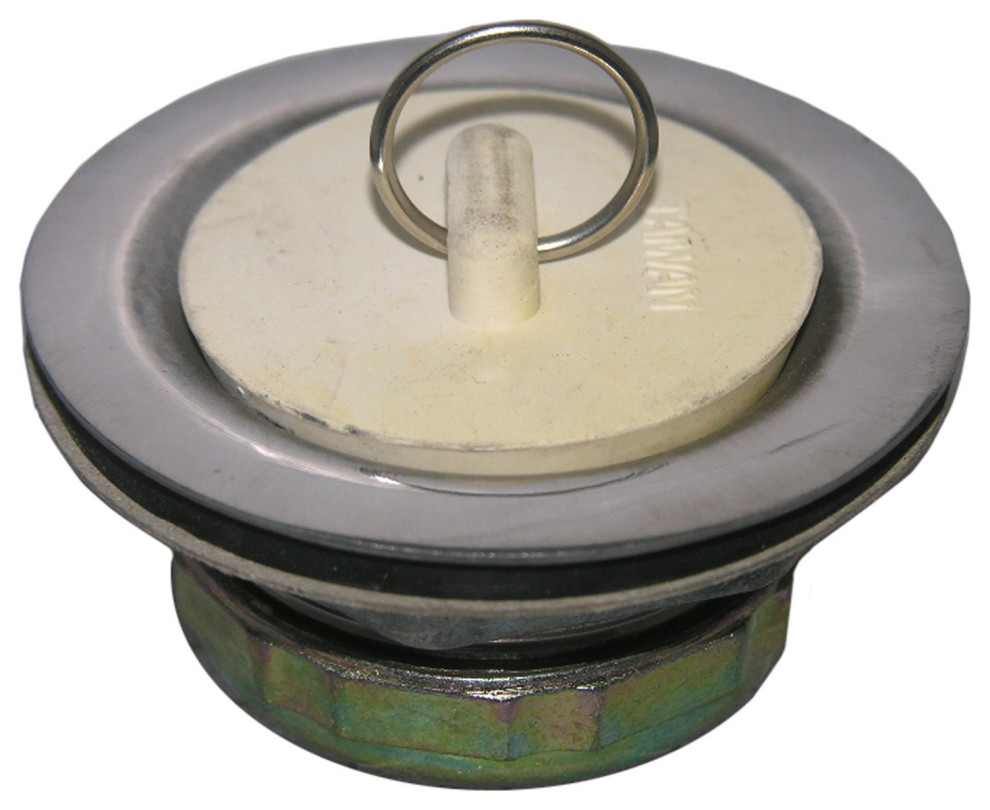 Lasco 031029 Plastic Laundry Tub Strainer Unit With Stopper, 11/2", 11/2" Tub And Shower