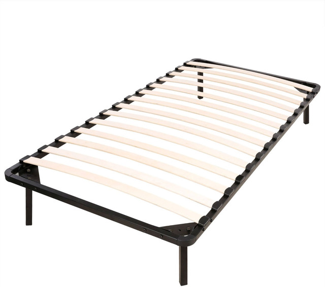 Twin XL Sturdy Metal Platform Bed Frame With Wood Slats Platform Beds