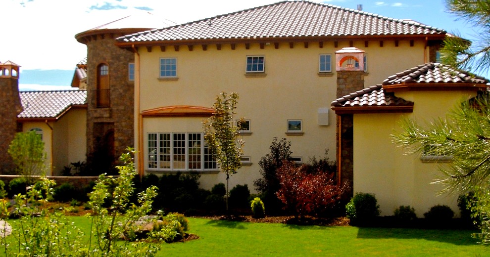 This is an example of a mediterranean exterior in Denver.