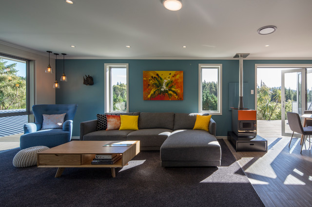 Design On Bremner Scandinavian Living Room Dunedin