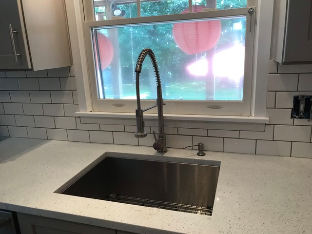 Custom Backsplash trendy-koekken