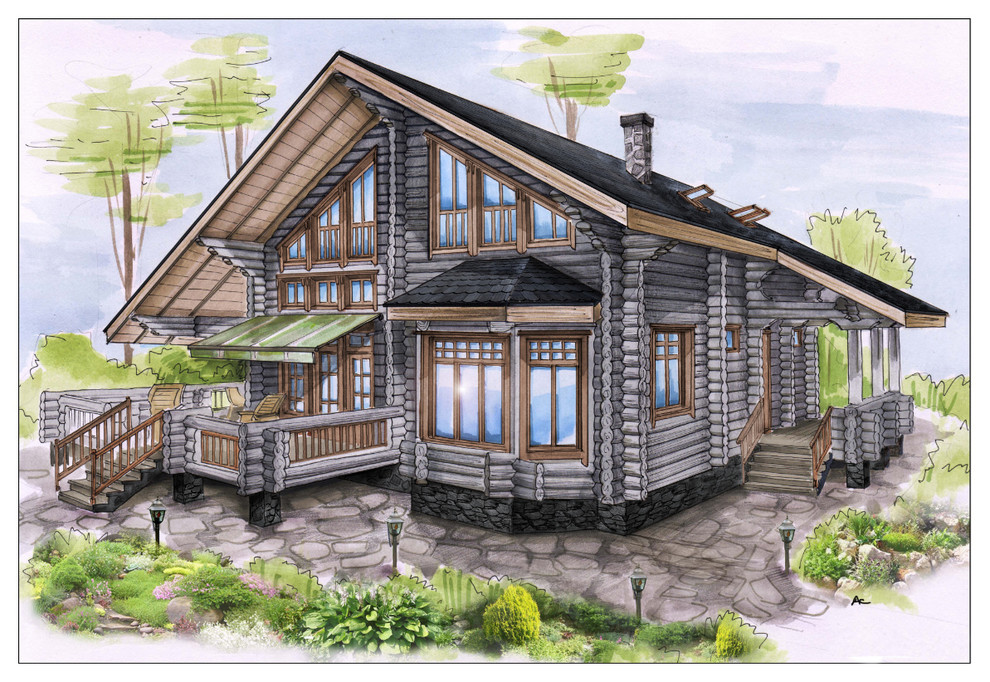 Houzz in Aprelevka, Moscow.