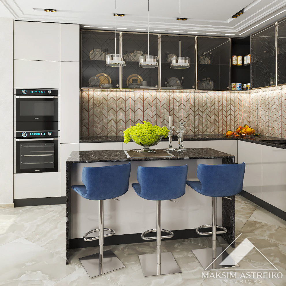 Современный интерьер с элементами арт деко