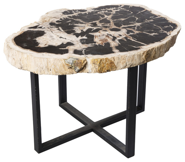Petrified Wood Upper East Side Table Contemporary Tables Petrified Wood Upper East Side Table