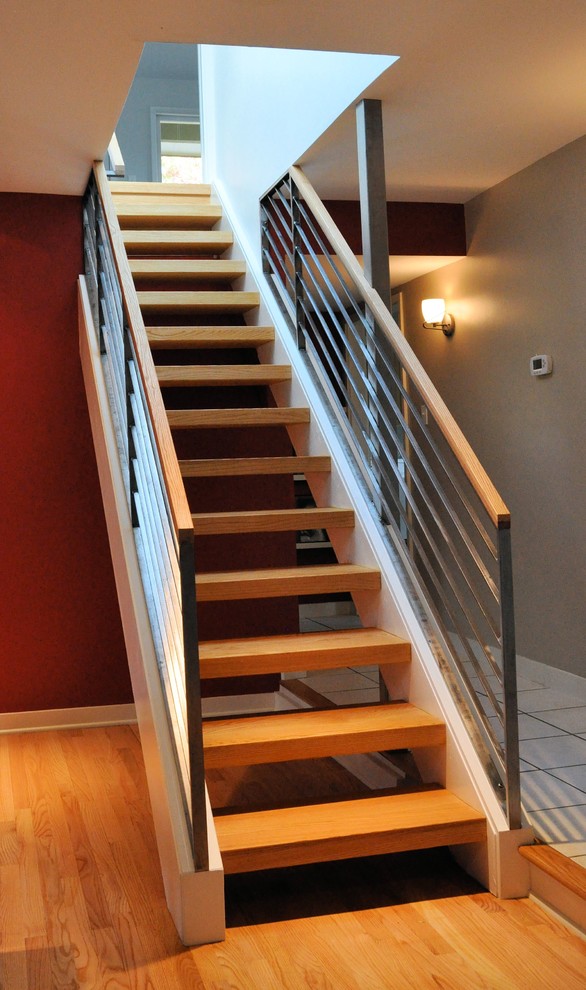 Contemporary staircase in Austin.