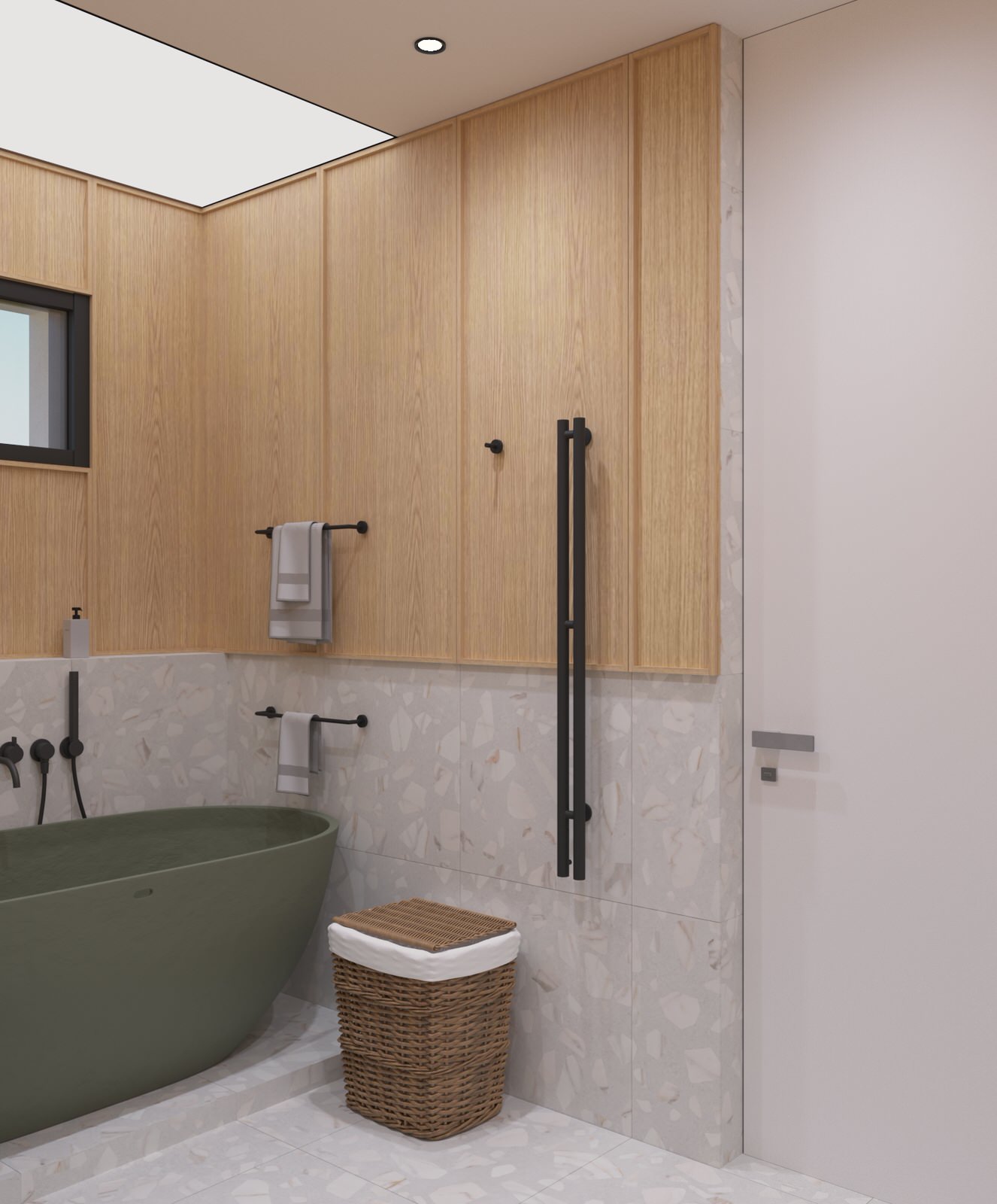 Проект загородного дома в Ленинградской области, стиль джапанди