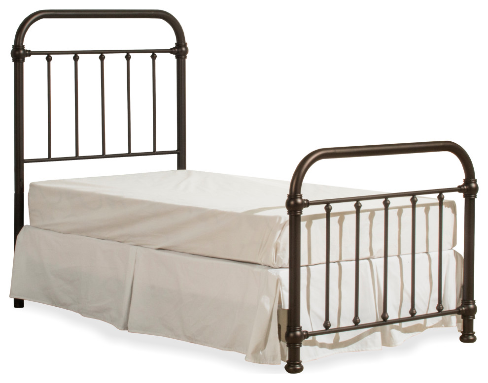 Hillsdale Kirkland Metal Twin Bed With Metal Frame