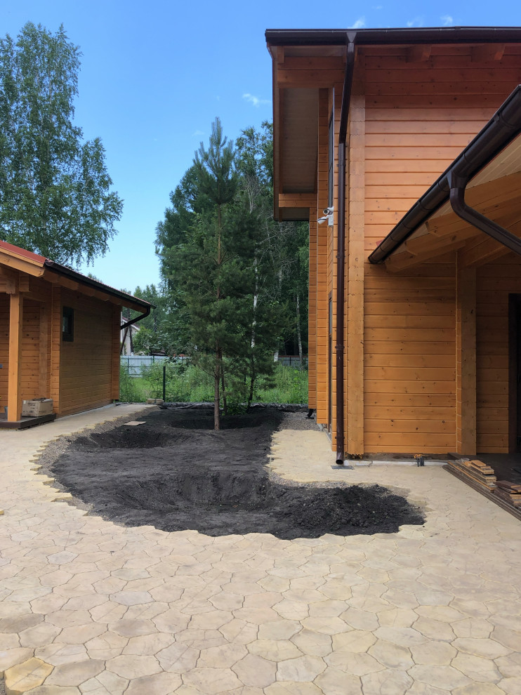 Укладка мощения