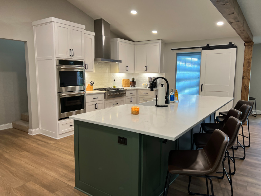 Sage Kitchen and Laundry Room