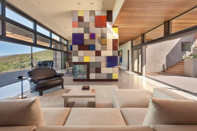 Torcasso Residence contemporary-vardagsrum
