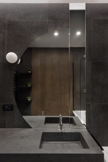 Casa Carruba contemporary-badrum