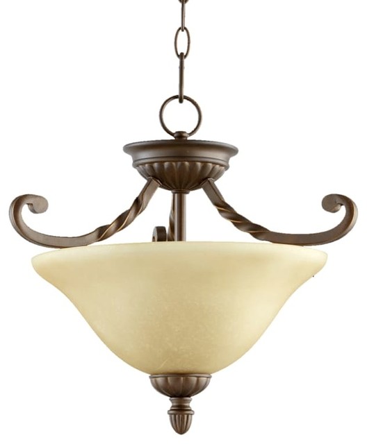 Quorum International 2878 17 Tribeca Ii 2 Light Bowl Pendant Quorum International 2878 17 Tribeca Ii 2 Light Bowl Pendant Mediterranean Lighting By Buildcom