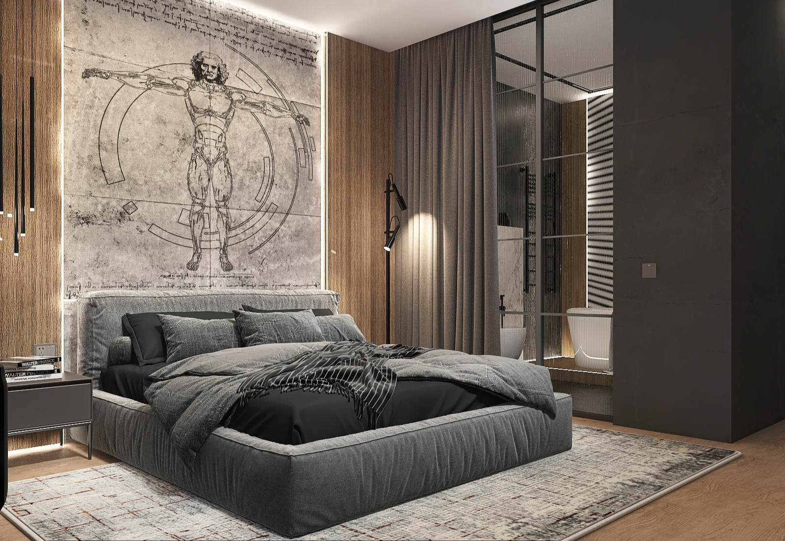 Брутальная двушка для холостяка