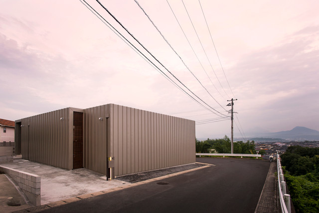 CASA MITSUYOSHI2 moderno-facciata