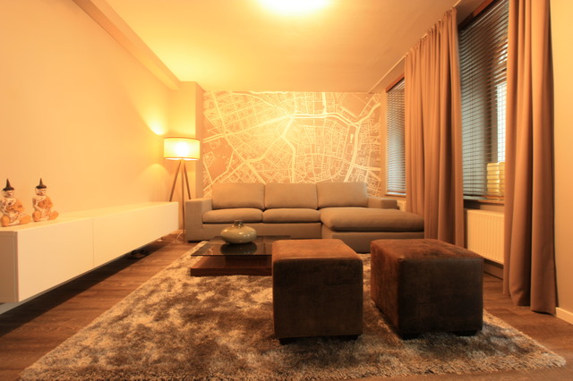Wohnzimmer Ambiente-Beleuchtung. contemporary-family-room