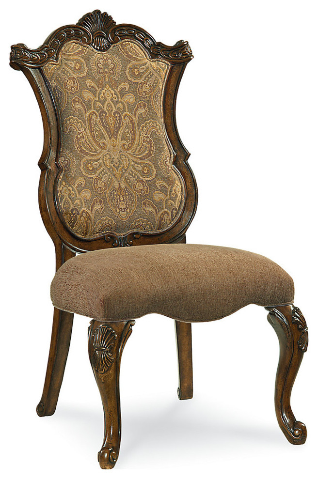 Pemberleigh Upholstered Side Chair, Beautiful Brandy