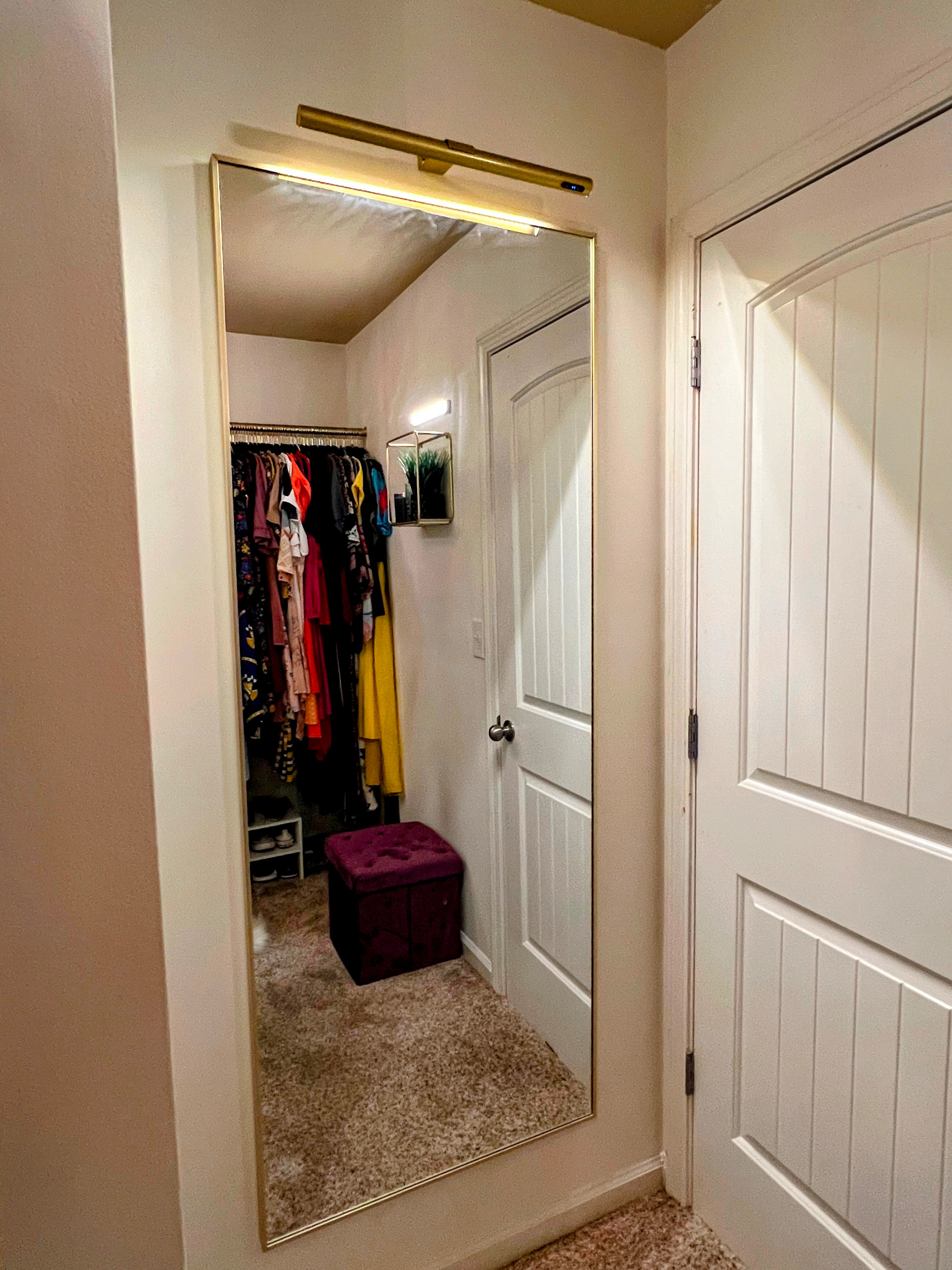 Custom Hollywood White and Gold Closet