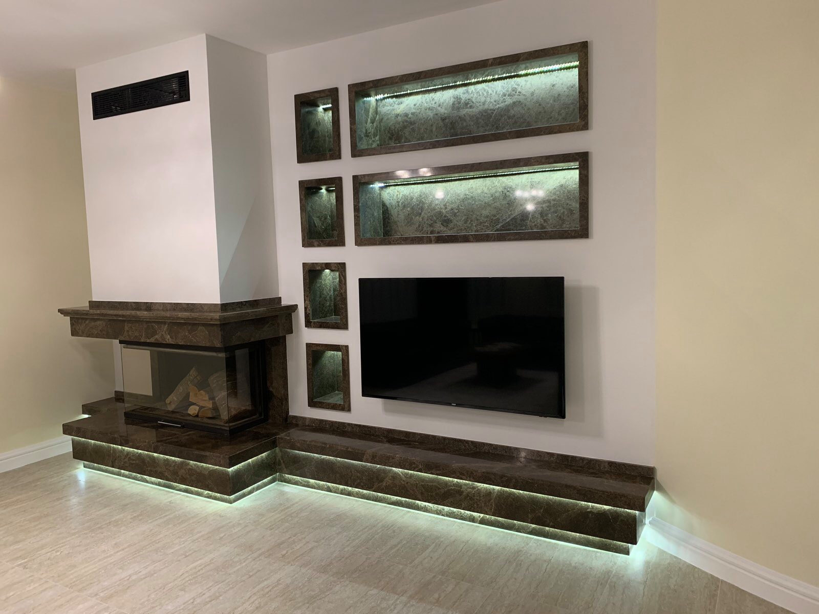 Modern custom built Fireplace Colts Neck