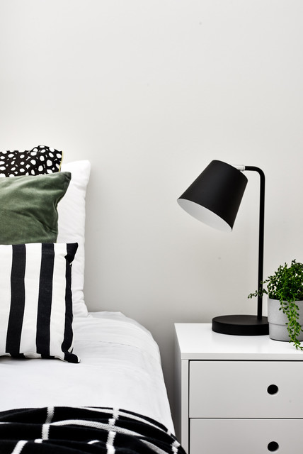Studio apartment development contemporary-bedroom