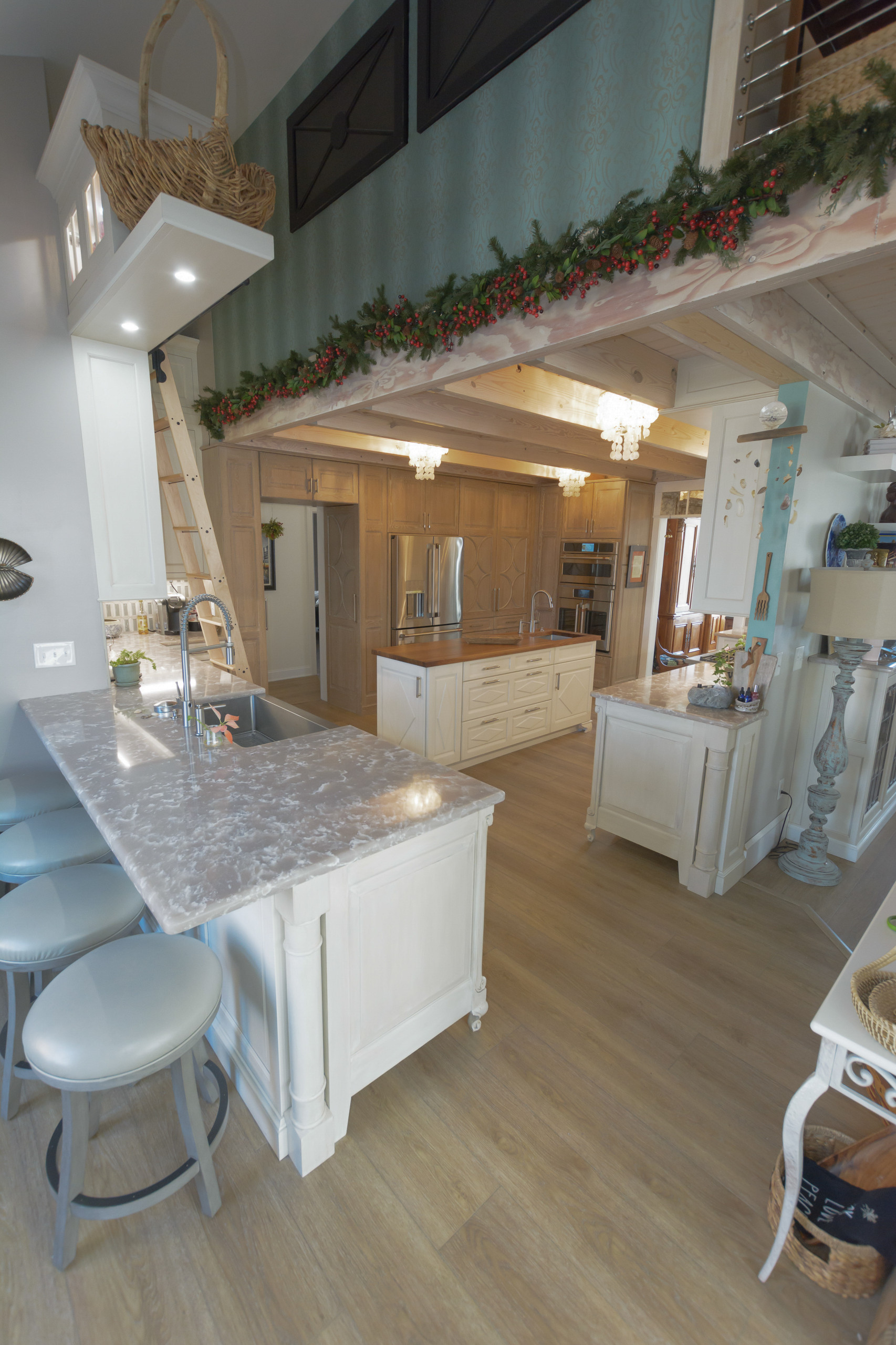 Eclectic Luxury Kitchen & Butler's Pantry