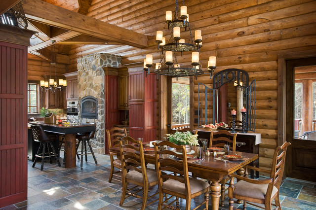 Westwind Shores rustic-dining-room