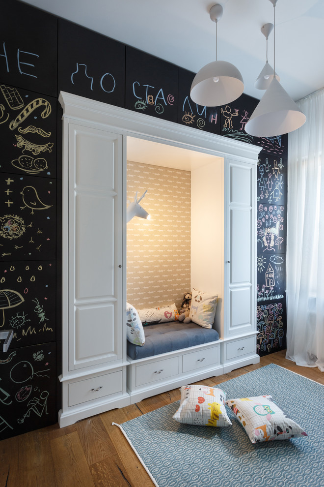 Inspiration for a contemporary kids' room in Other.