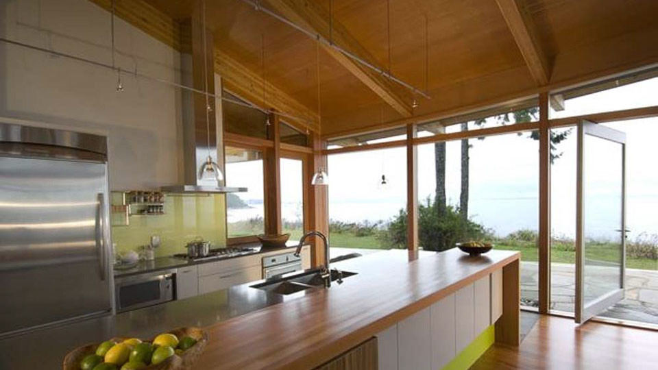 Elma Bay Curved Glulam Beams Modern Vancouver by Island TimberFrame Ltd. Houzz UK