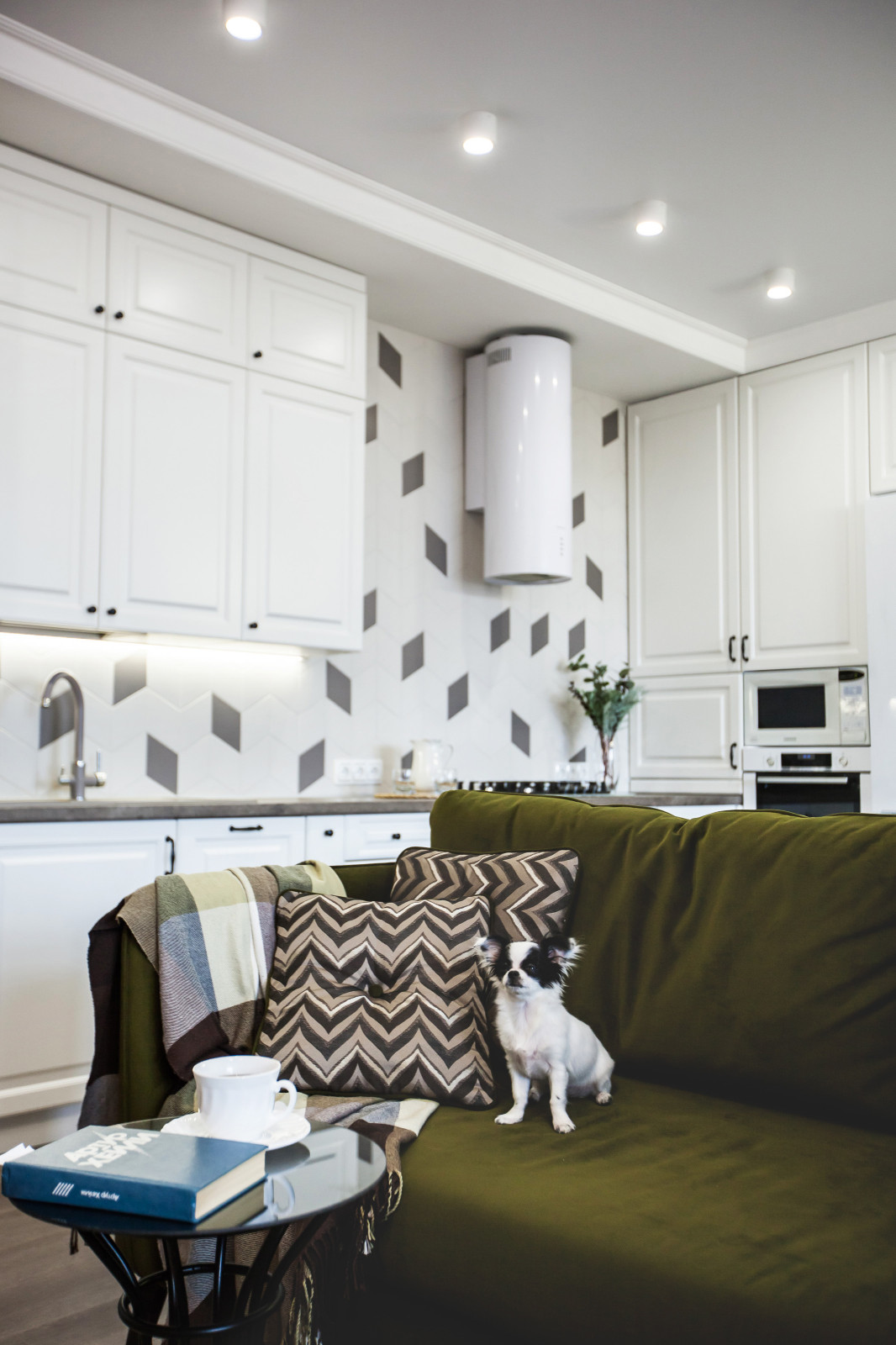 Белоснежная кухня из "Атмосферы Уюта"