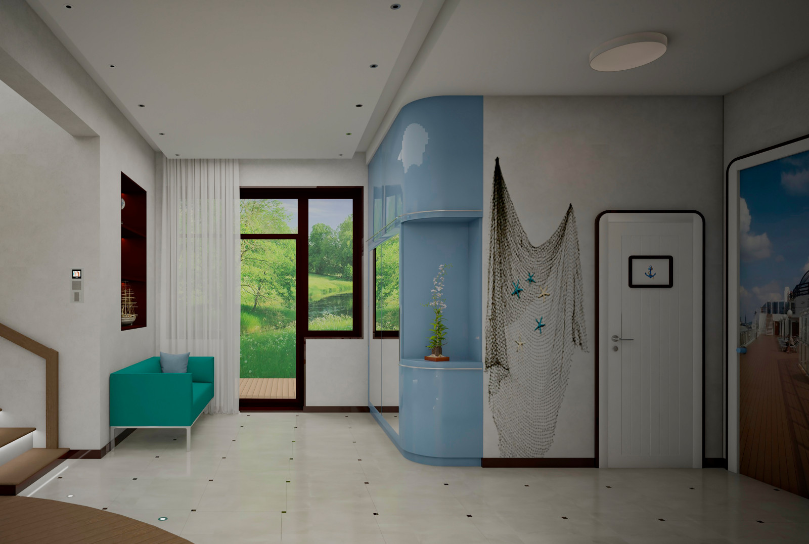 Дом в стиле яхты