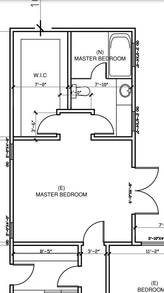 Design Dilemma Of The Master Bathroom Walk In Closet     