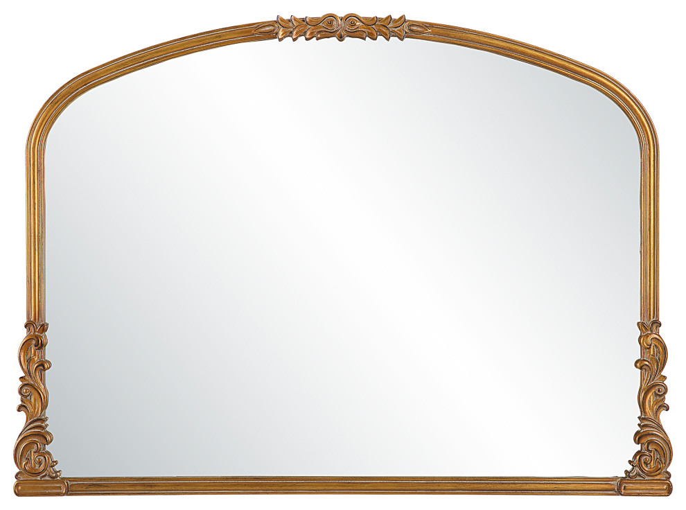 Antique Gold Finish Mirror Victorian Wall Mirrors by Ownax Houzz
