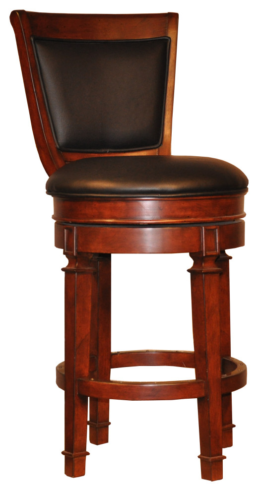 ECI Furniture Monticello 30" Pub Game Stool With Distressed Walnut 1200