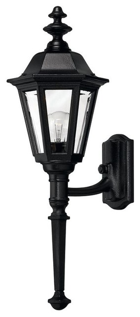 Hinkley Lighting Manor House H1410 1 Light Lantern Outdoor Wall Hinkley Lighting Manor House H1410 1 Light Lantern Outdoor Wall Sconce Black